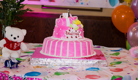 Anwitha 1st Birthday Cake 2